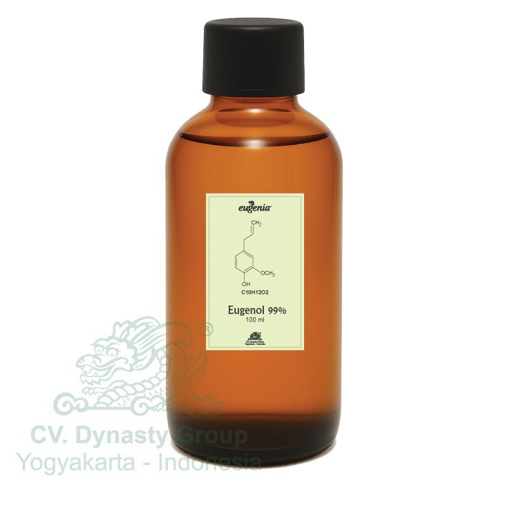 Essential Oil 99% Eugenol Murni Minyak Cengkeh (C10H12O2) Berkualitas 100ml Dental Antiseptik