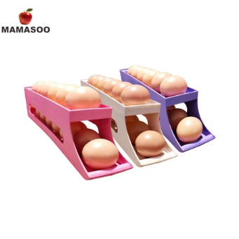 

MAMASOO Rak Telur 2 Tingkat E15 / Egg Tray / Tempat Penyimpanan Telur Minimalis / Egg Storage Organizer
