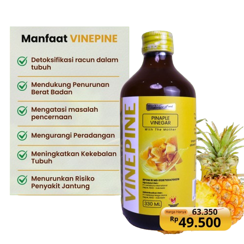 

Cuka Nanas Vinepine Cuka Nanas Organik | Vinepine Pinepple Vinegar 500 Ml Original Bantu Turunkan Berat Badan