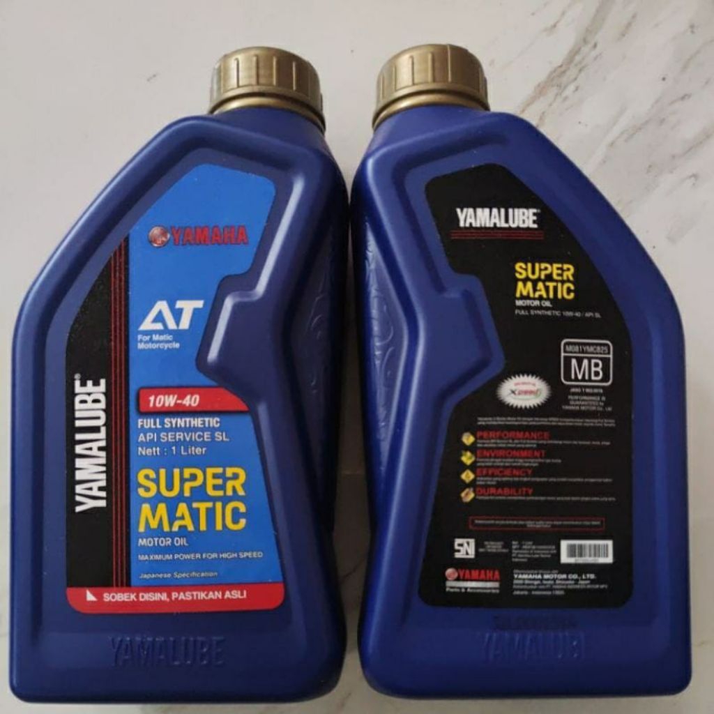 oli motor Yamalube super matic 1L original- oli motor matic yamaha