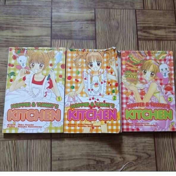 Komik Hopper And Yummy Kitchen 1-3 Preloved