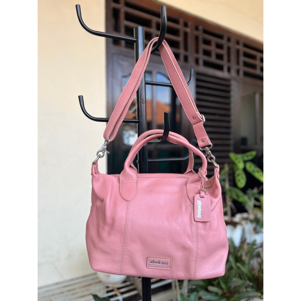 Tas Kulit Wanita ABEKANI CBAG Non Flap Hand Bag dengan Tali Panjang Ukuran Medium