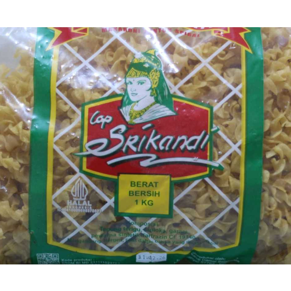 

Makaroni Spiral 250 Gram.Enak yenyah,guih