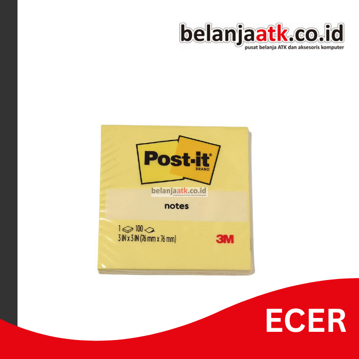 

[ECER] Sticky Notes Post it 3M 654