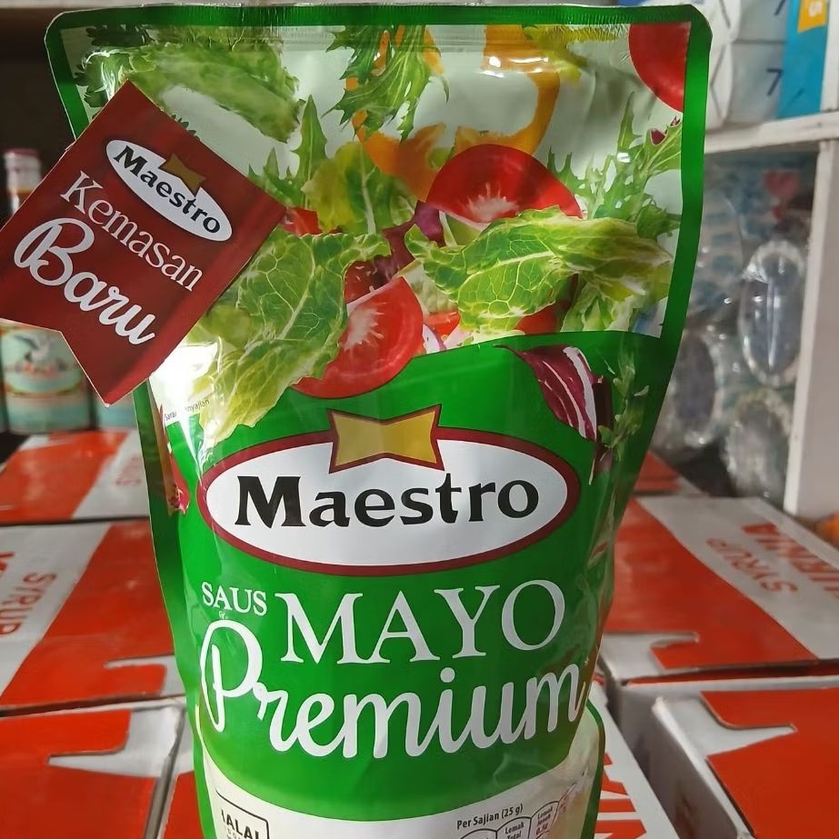 

Maestro Saus Mayo Premium Kemasan Baru - 1 Kg