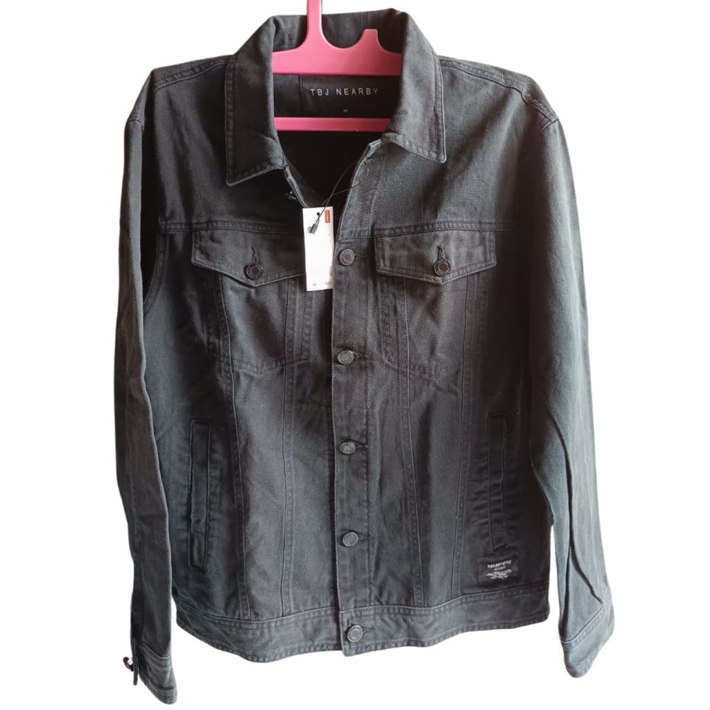 Jaket jeans TBJ NEARBY hitam