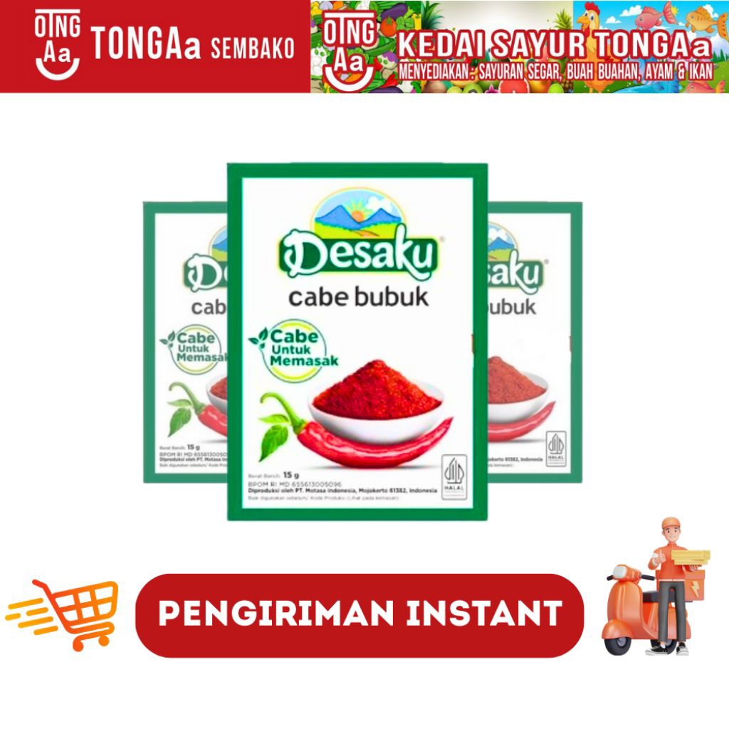 

Cabe Bubuk Desaku Sachet
