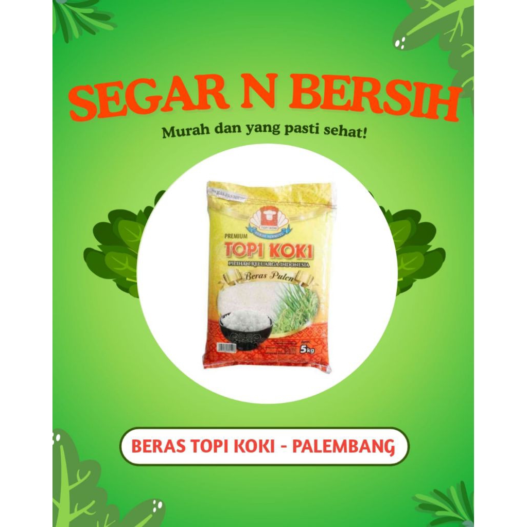 

BERAS TOPI KOKI INSTANT - PALEMBANG