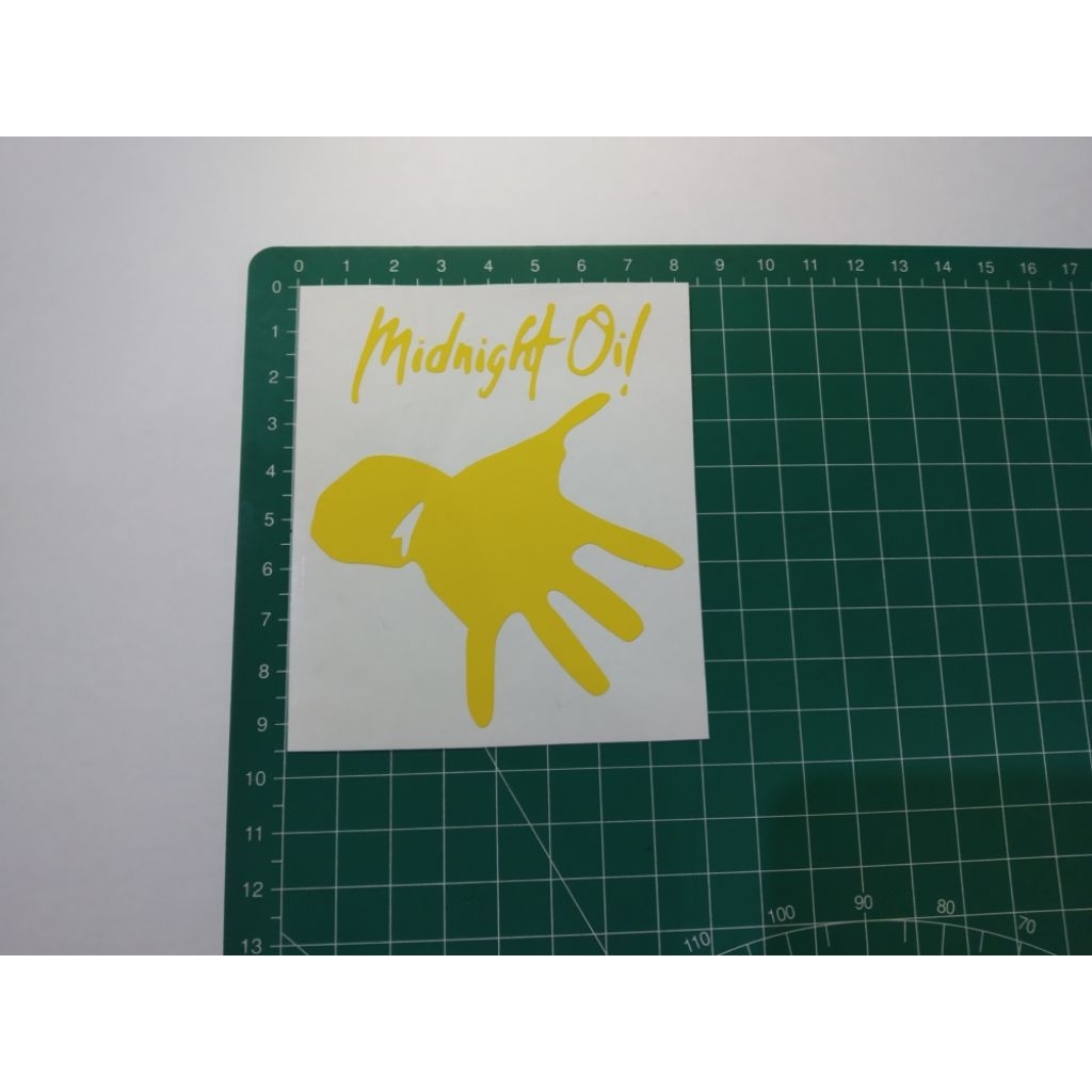 

stiker cutting midnight oil