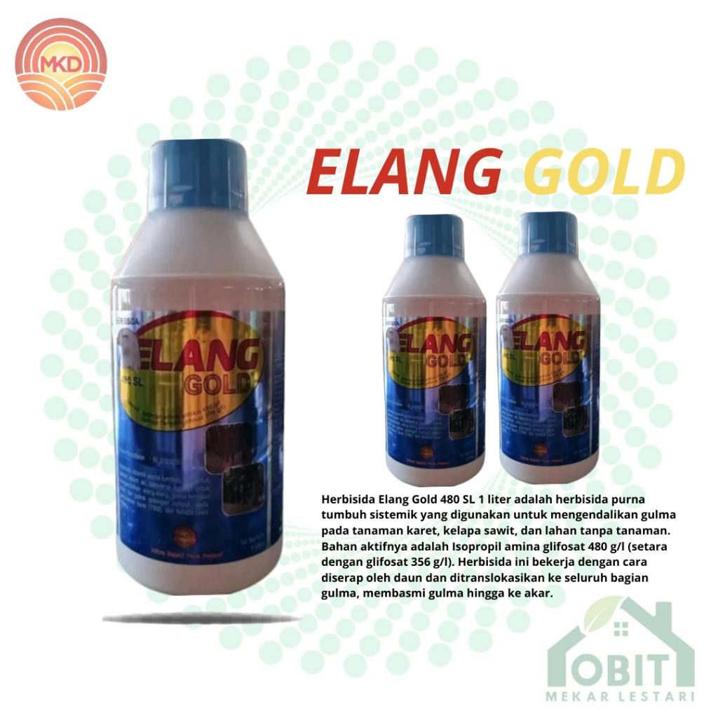 Herbisida Elang gold 480SL. 1L ORIGINAL KEMASAN PABRIK
