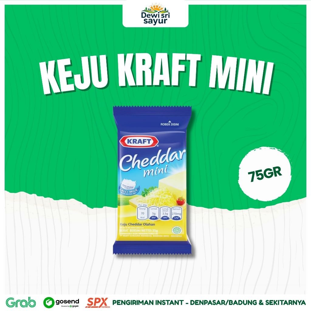 

Keju Kraft Mini 75gr – Dewi Sri Sayur