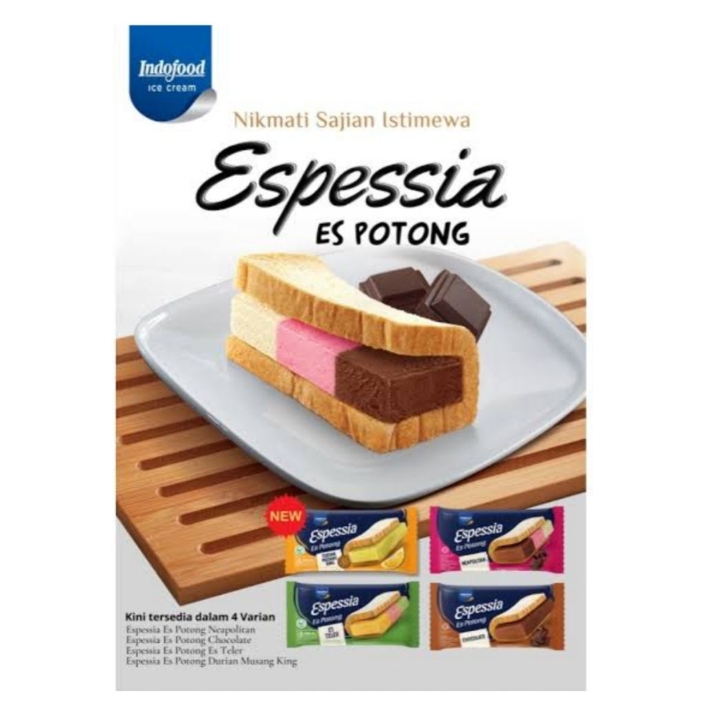 

Ice Cream Potong Espessia Rasa Coklat