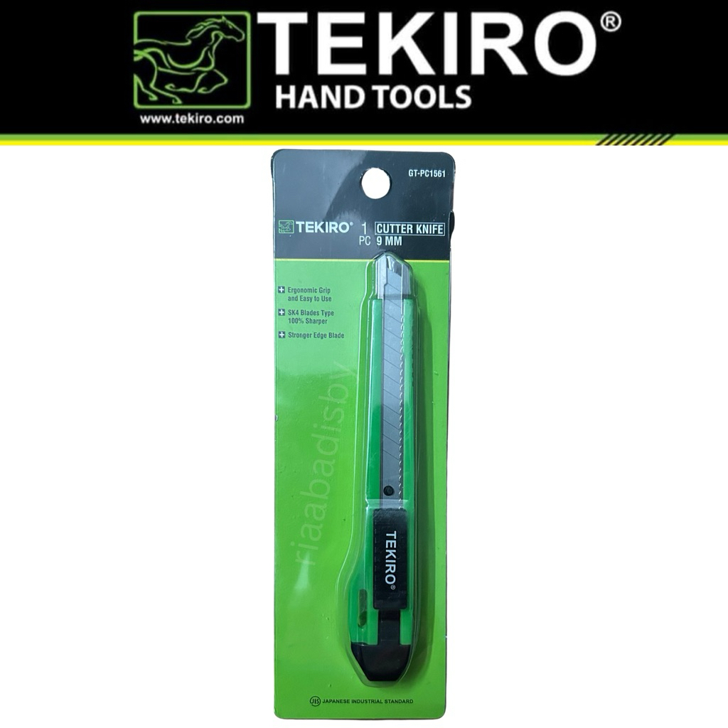 

PISAU CUTTER 9MM TEKIRO CUTTER KNIFE SILET TERMURAH TEKIRO