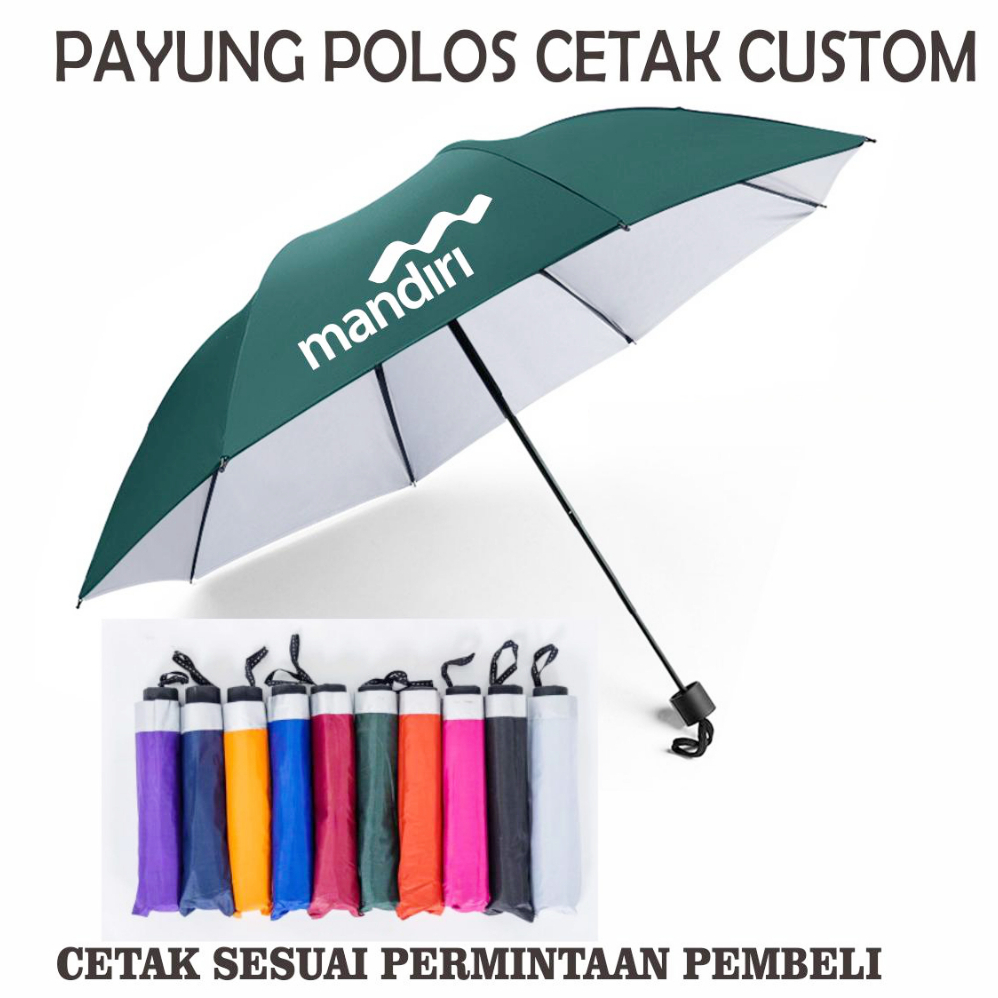 payung promosi payung lipat 3payung custom payung lipat 2 payung murah grosir payung satuan polos