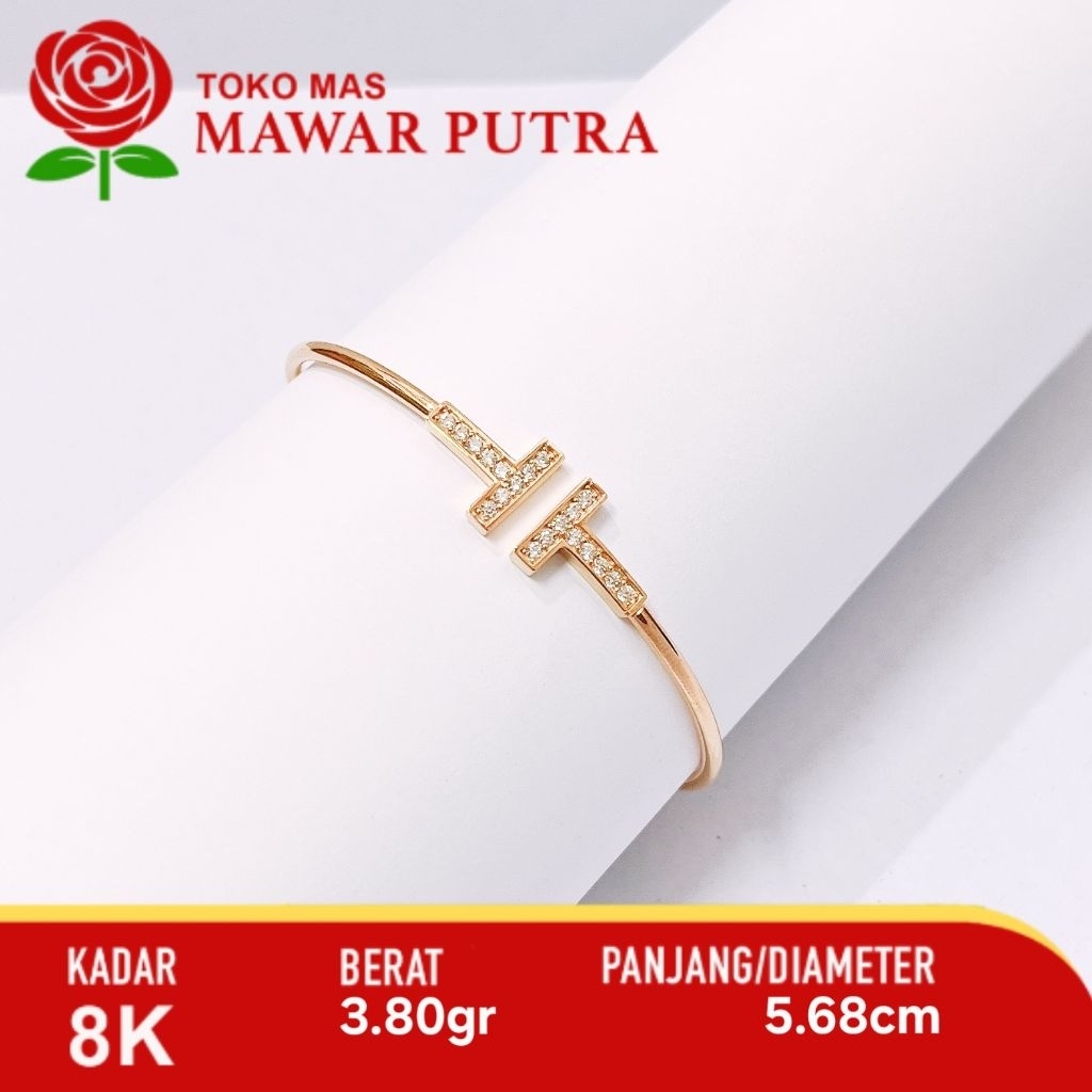 GELANG OVAL TNCO UBS GOLD 8K 00230702
