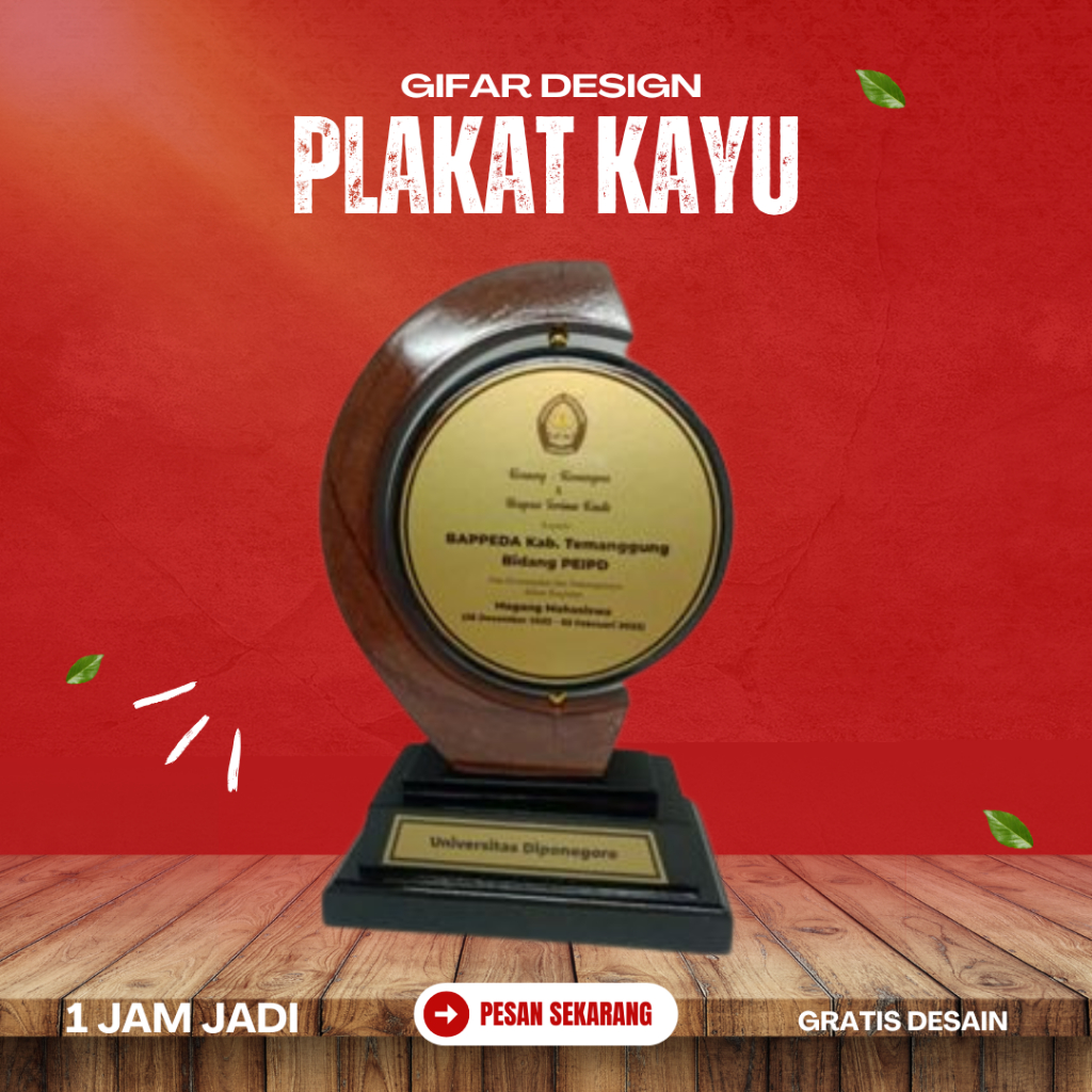 Plakat Kayu Bulat Kosongan, untuk dijual kembali