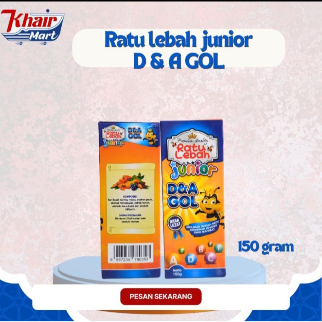 

Ratu Lebah Junior D & A GOL 150gram