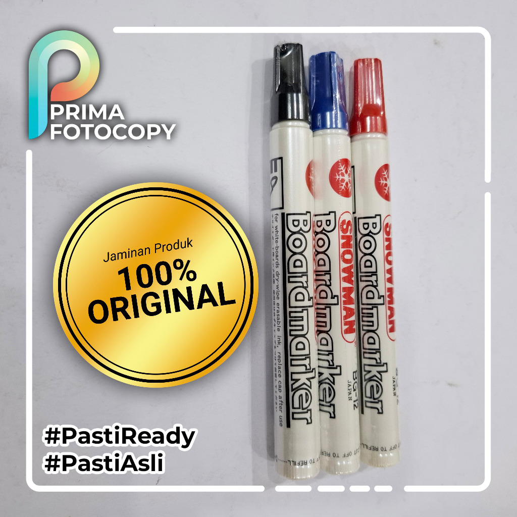 

Spidol Papan tulis Boardmarker Sepidol bisa dihapus snowman white board marker whiteboard hapus Hitam Merah Biru