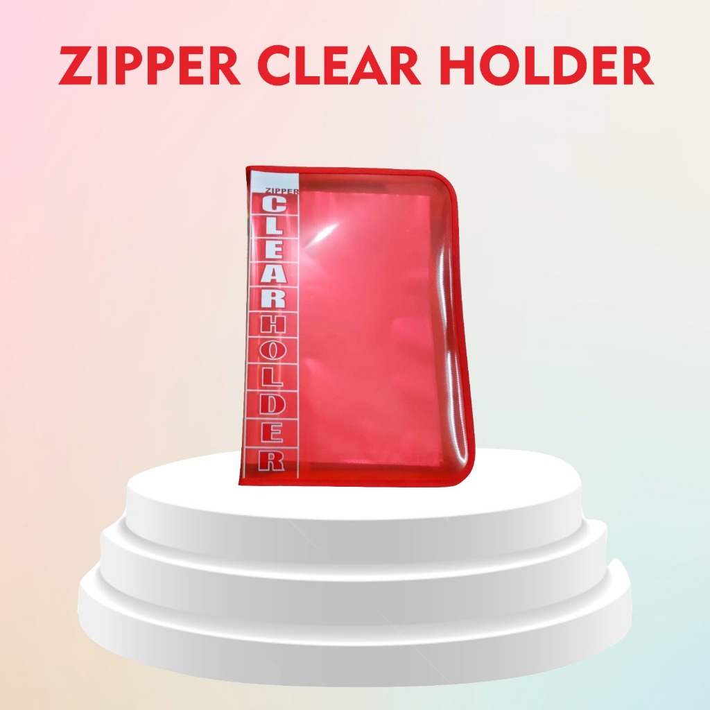 

TOPLA ZIPPER FILE CLEAR HOLDER 555 20`S/40'S/60'S/Zipper Clear Holder F4 / Dokumen Keeper Sleting / Map Sleting