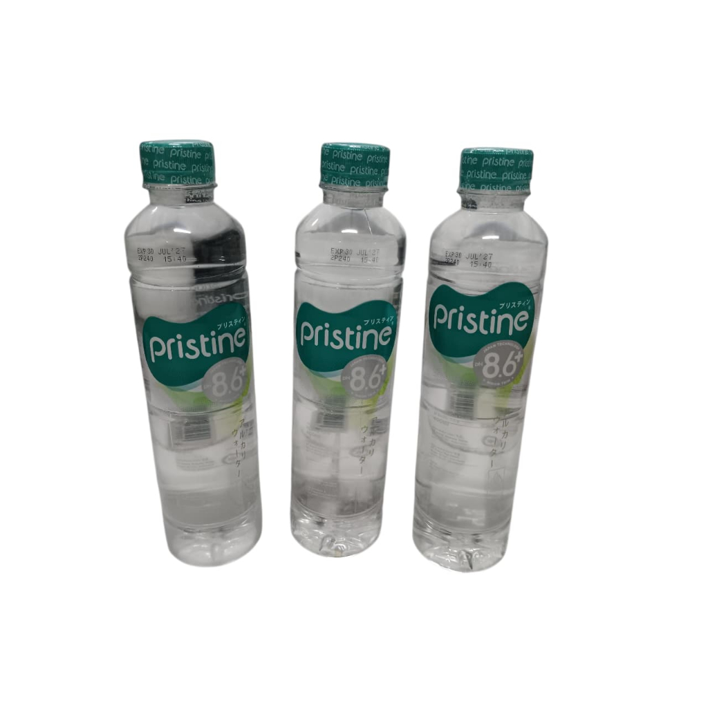 

Pristine 8+ Water 400 ml x 1 Botol Air Mineral Air Alkali