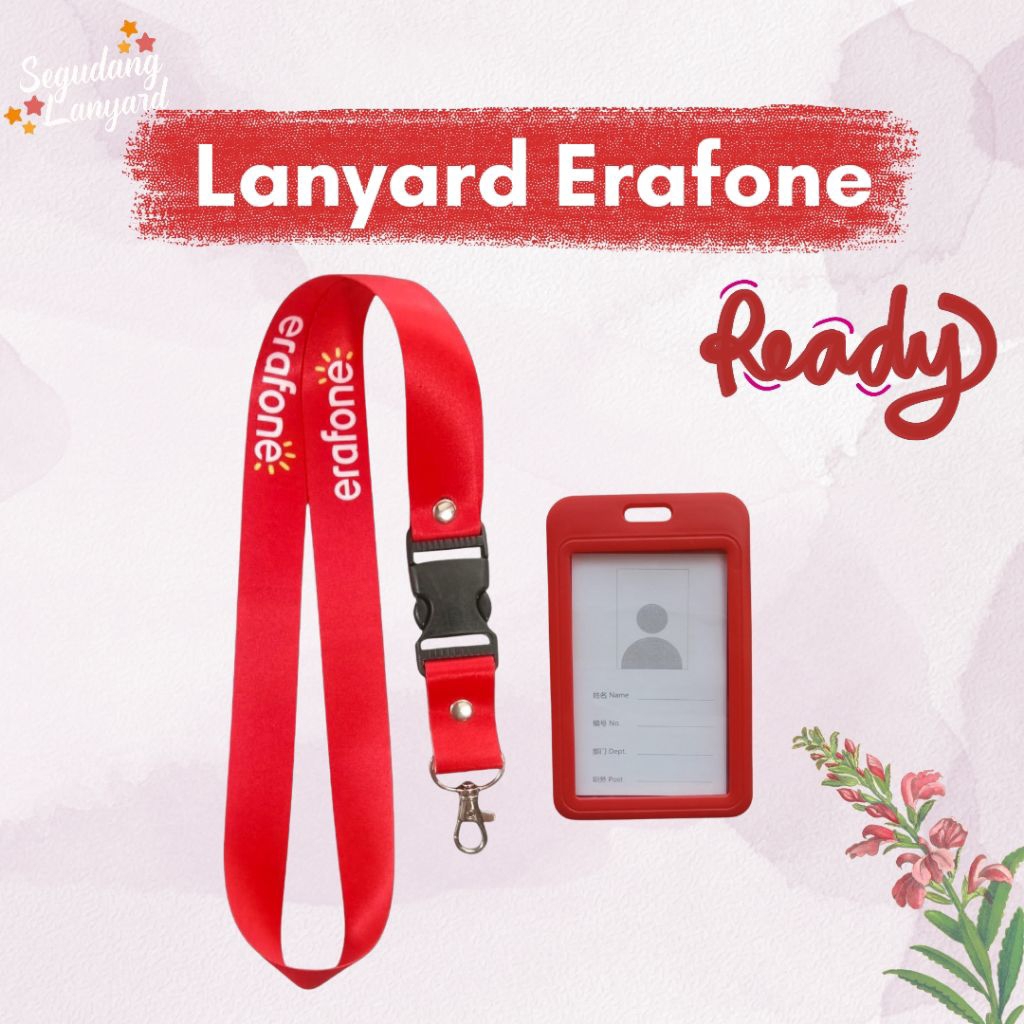 LANYARD ERAFONE TALI PREMIUM/TALI GANTUNGAN ID CARD ERAFONE TERMURAH