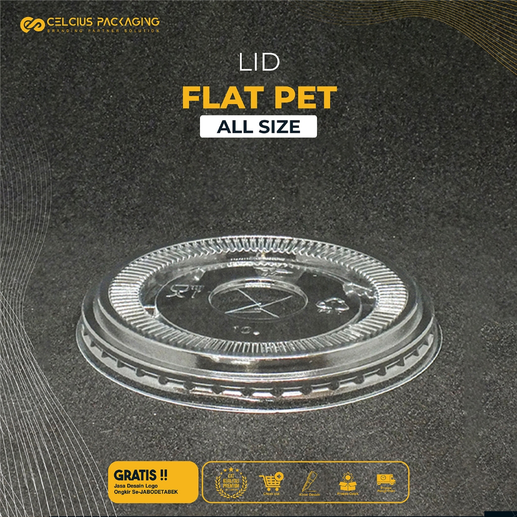 Tutup Gelas Cup Plastik PET 92mm | Lid Datar, Lid Cembung, Lid Strawless, Lid Sippy | Tutup Cup Kopi