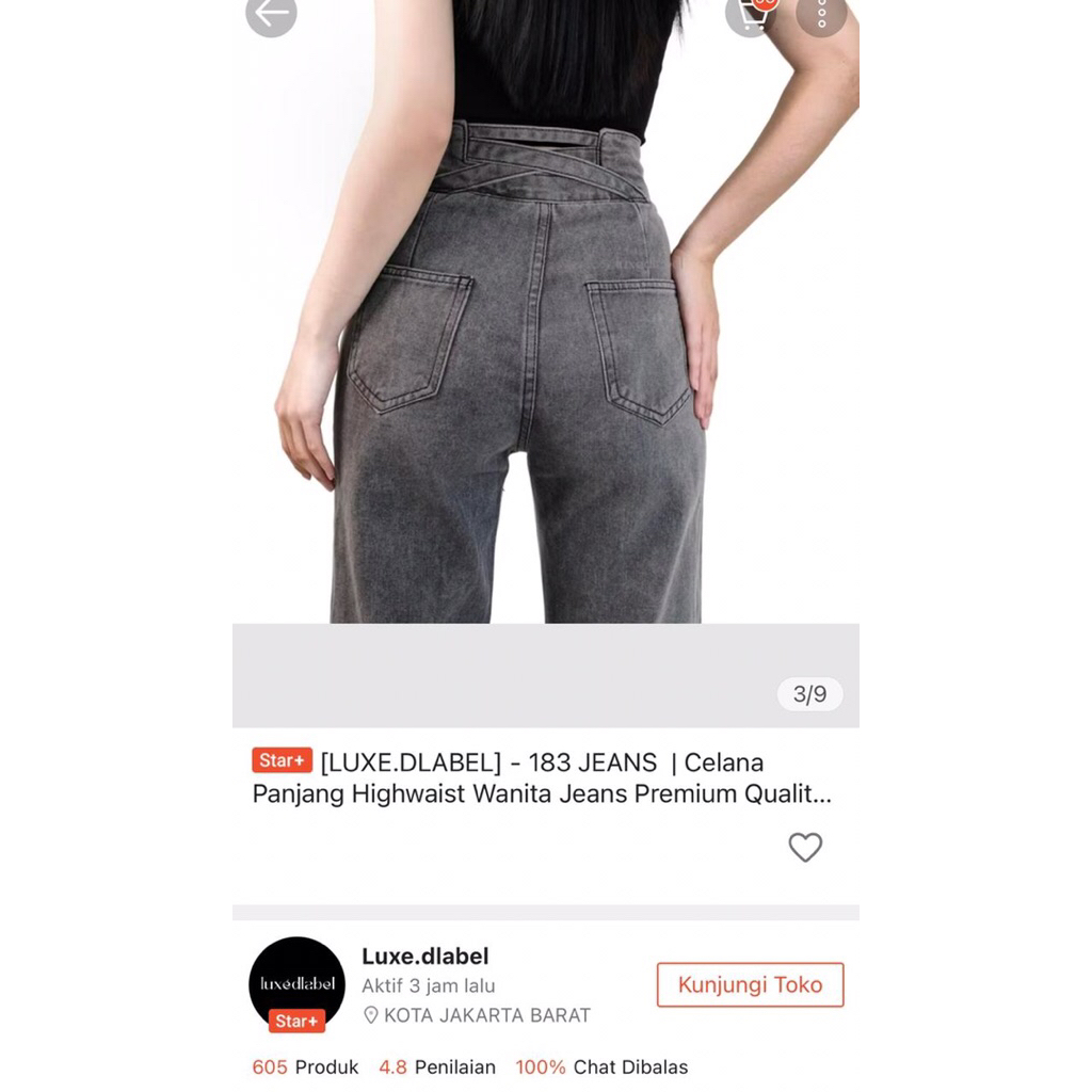 JEANS LUXE - SALAH BELI UKURAN