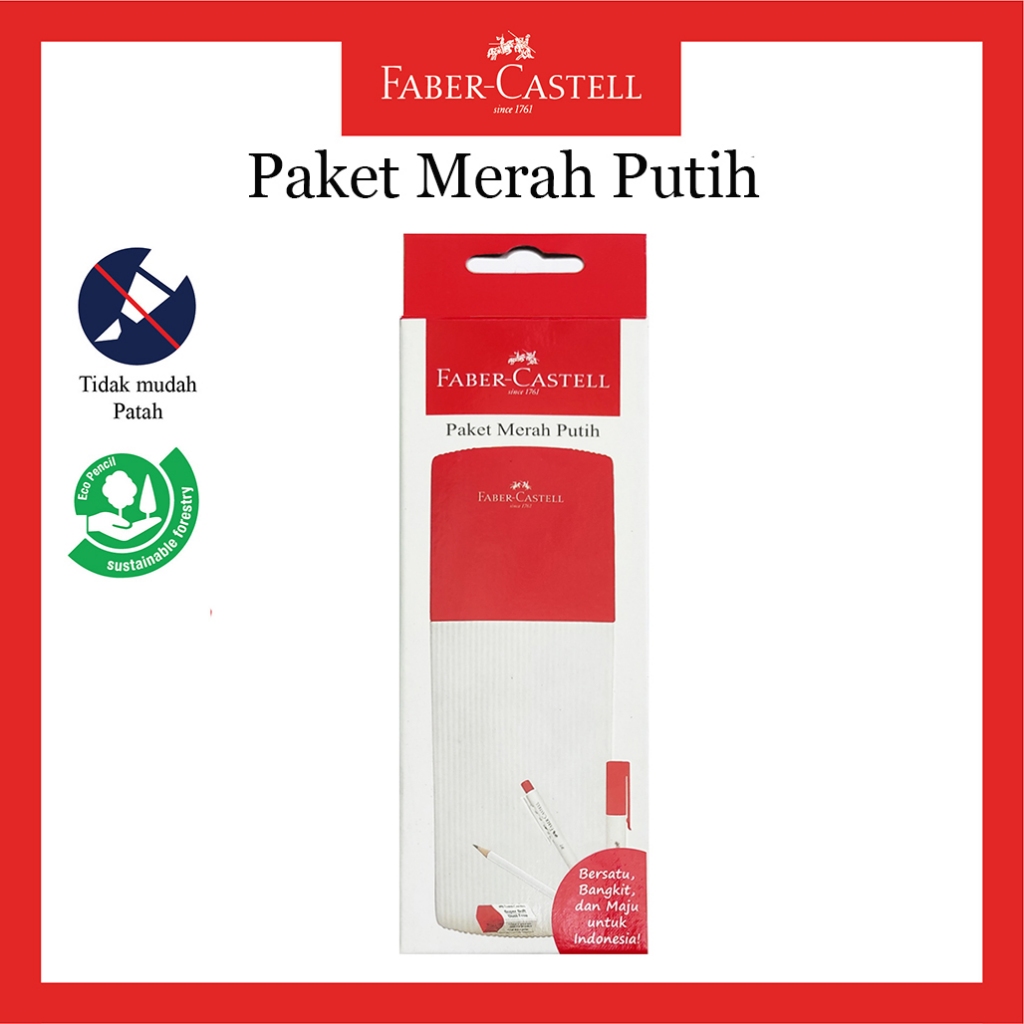 

Kotak Pensil Faber Castell / Paket Merah Putih