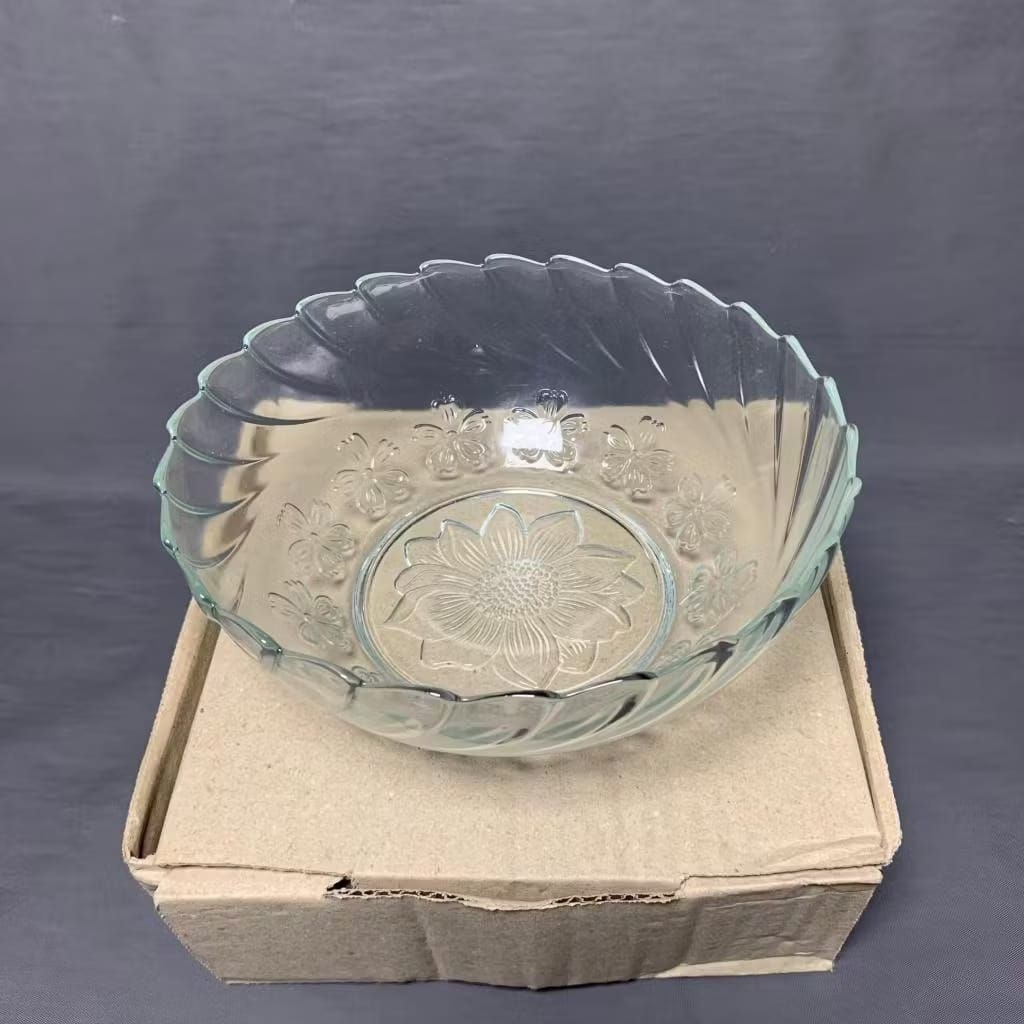 MANGKOK KACA BENING SOUVENIR ( VISS )