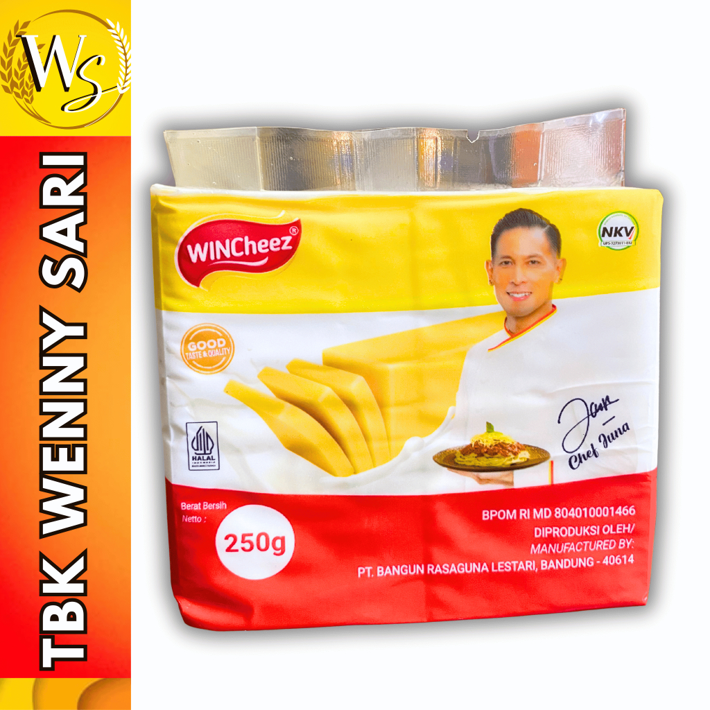 KEJU WINCHEEZ 250 GRAM - Parut Wincheez Keju Cheddar