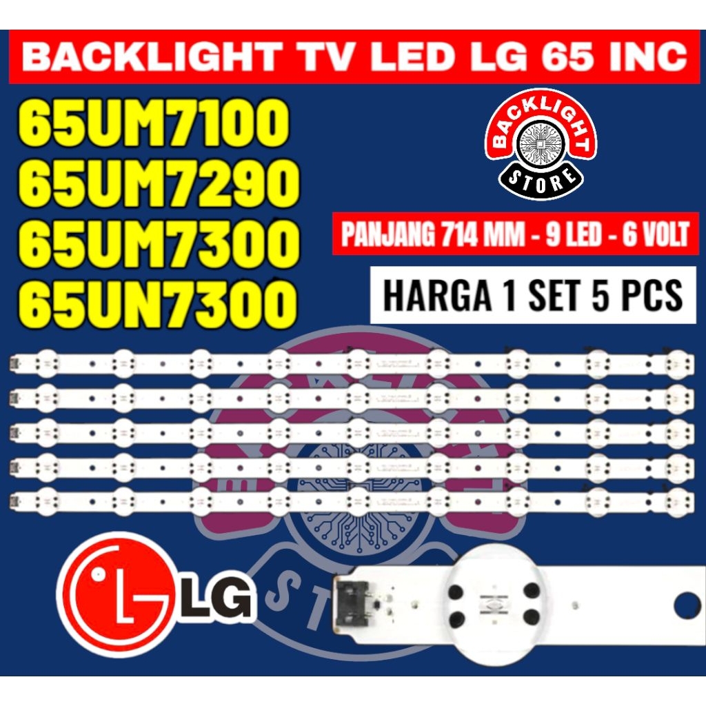 BACKLIGHT TV LED LG 65 INC 65UM7100 65UM7290 65UM7300 65UN7300
