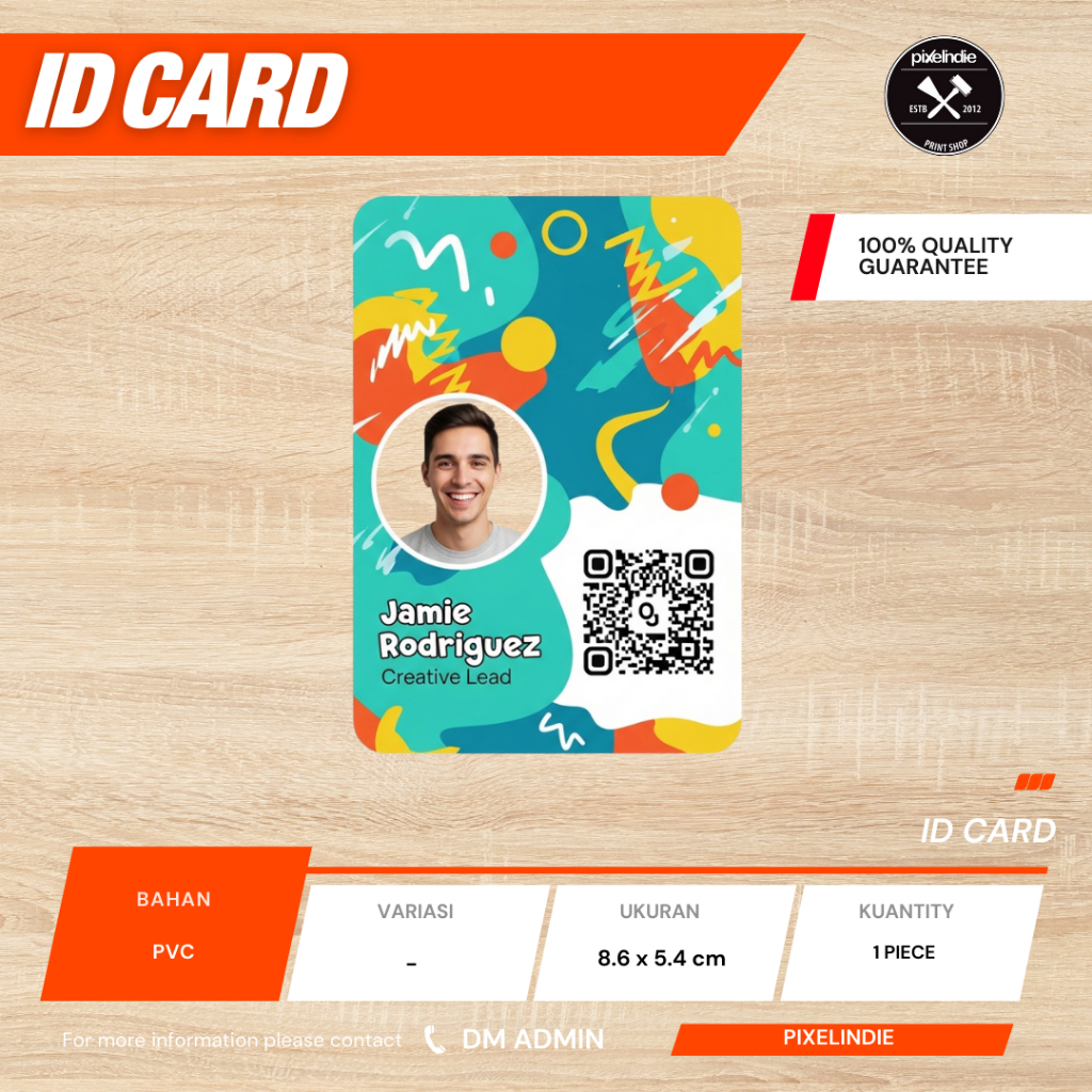 

CETAK ID CARD PVC | KUALITAS PREMIUM (TAHAN AIR & ANTI LUNTUR)