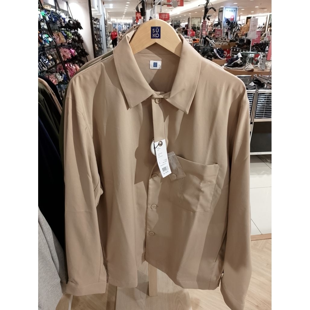 Suko - Shacket Jacket Pria Lengan Panjang