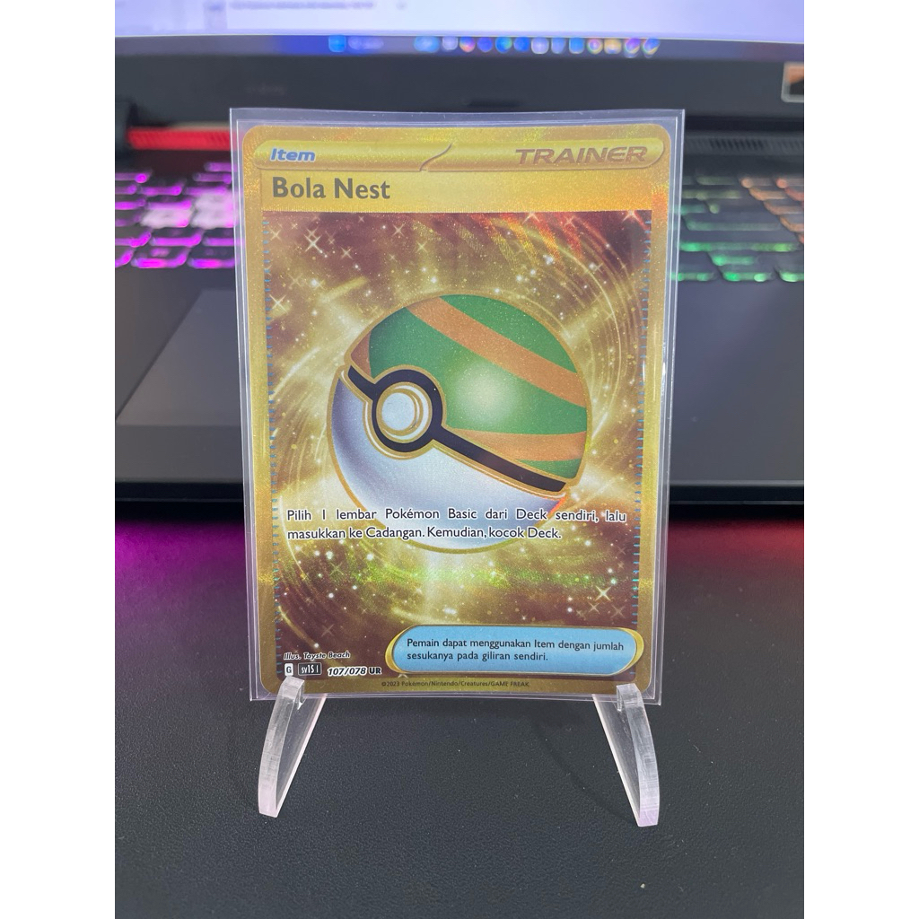 Pokemon TCG Indonesia sv1S Bola Nest 107/078 UR