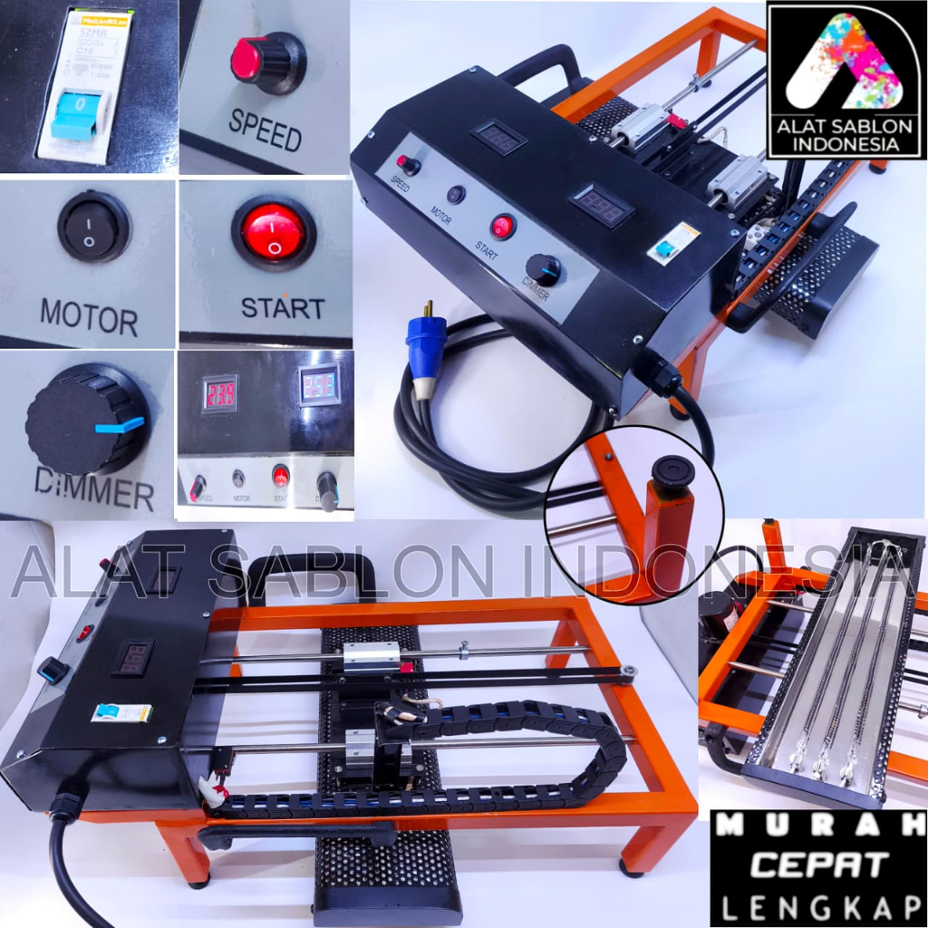 LAMPU CURING OTOMATIS PENGERING TINTA SABLON INFRARED