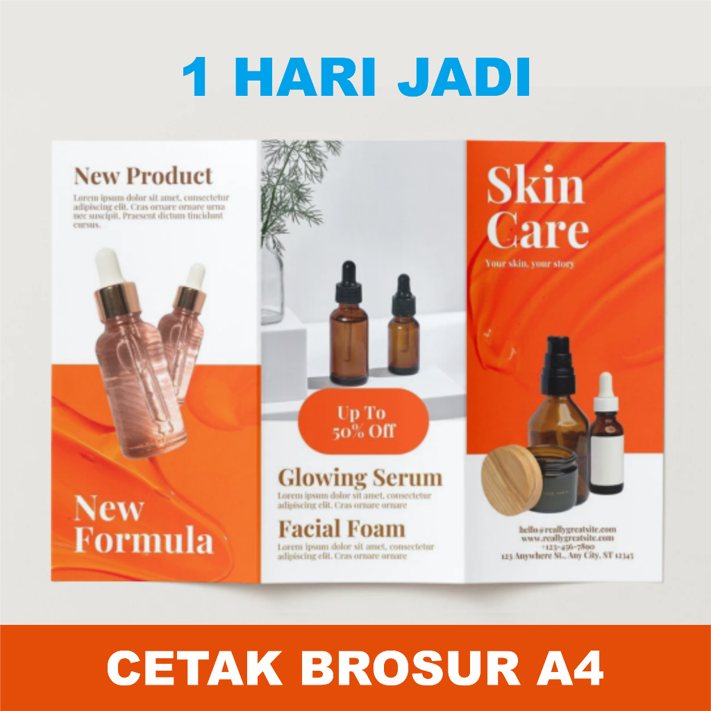 

Cetak Brosur A4 A5 Full Color | Brosur Promosi Murah 1 Sisi / 2 Sisi
