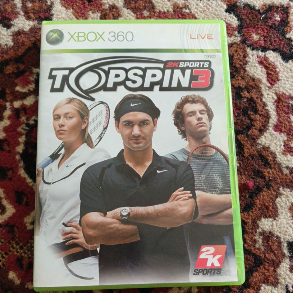 TopSpin 3 Xbox 360 kaset ori