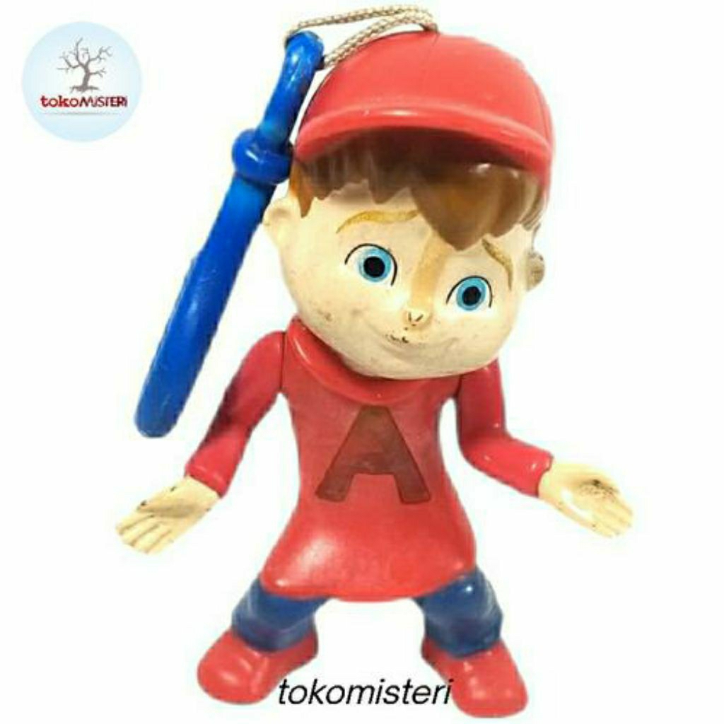Ganci Gatungan Kunci Tupai Alvin And The Chipmunks Squirrel Keychain Figure Rare Jadul Vintage Class
