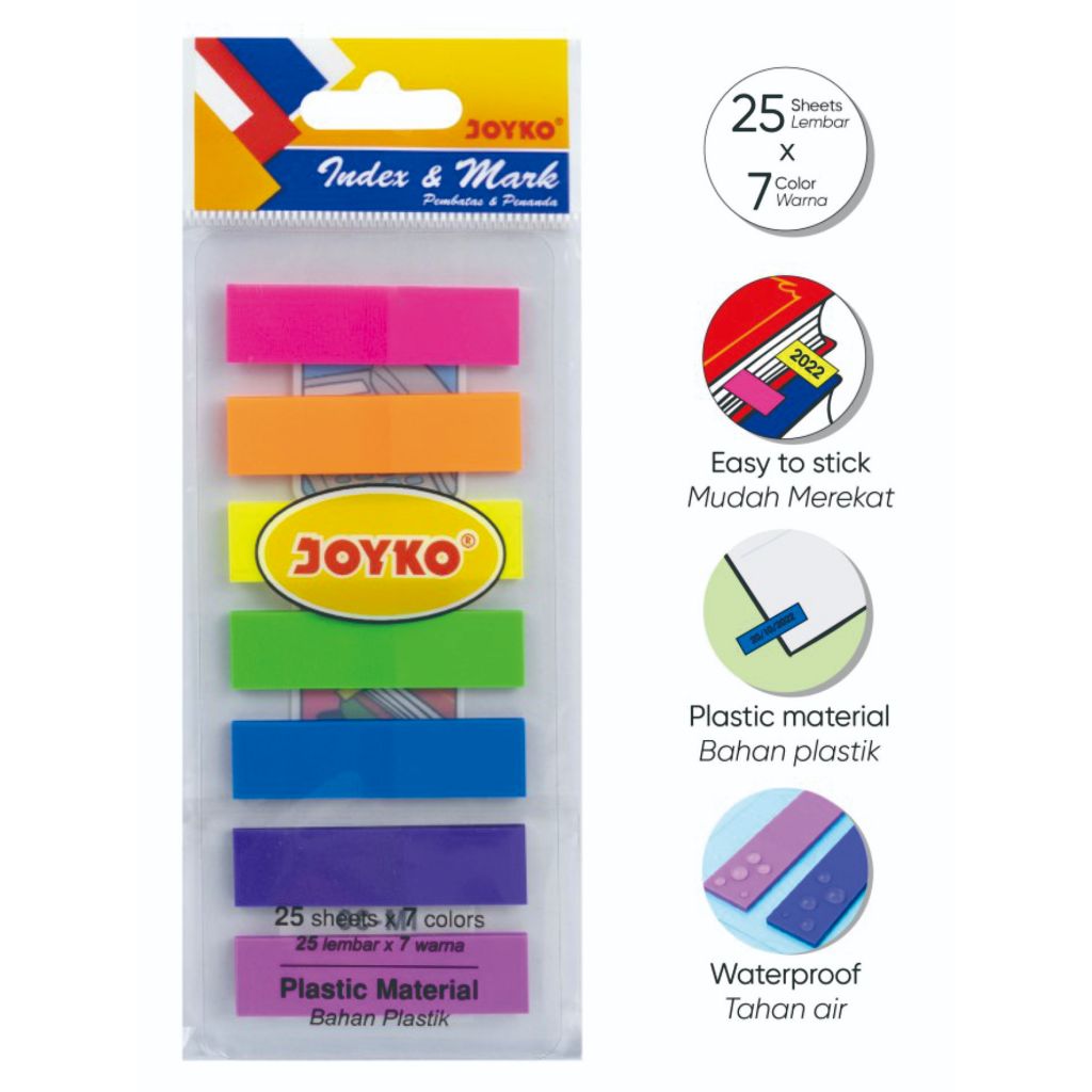 

Memo Sticky Note Joyko IM-30 (Persegi) / Memo Sticky Note Joyko IM-31 (Panah)