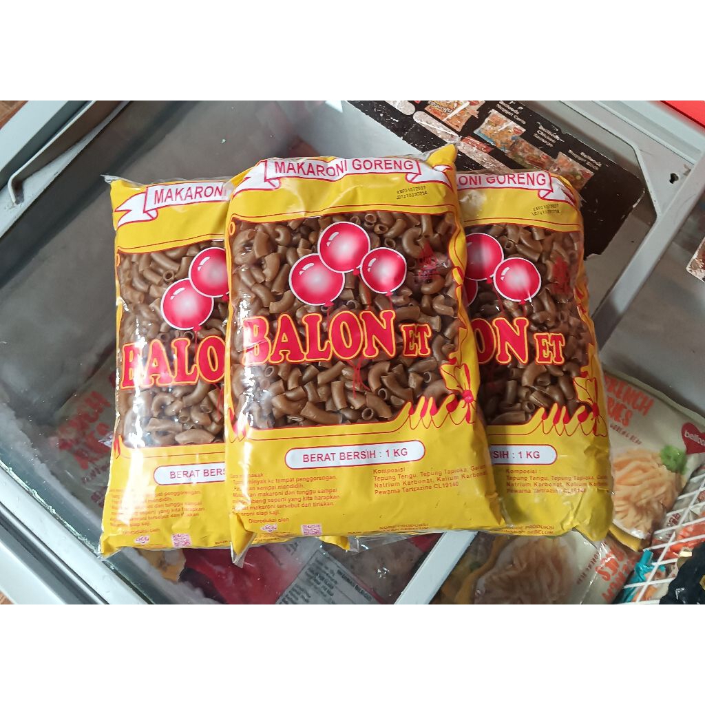 

Balon Makaroni Goreng 1000grm Zabir Frozen Food
