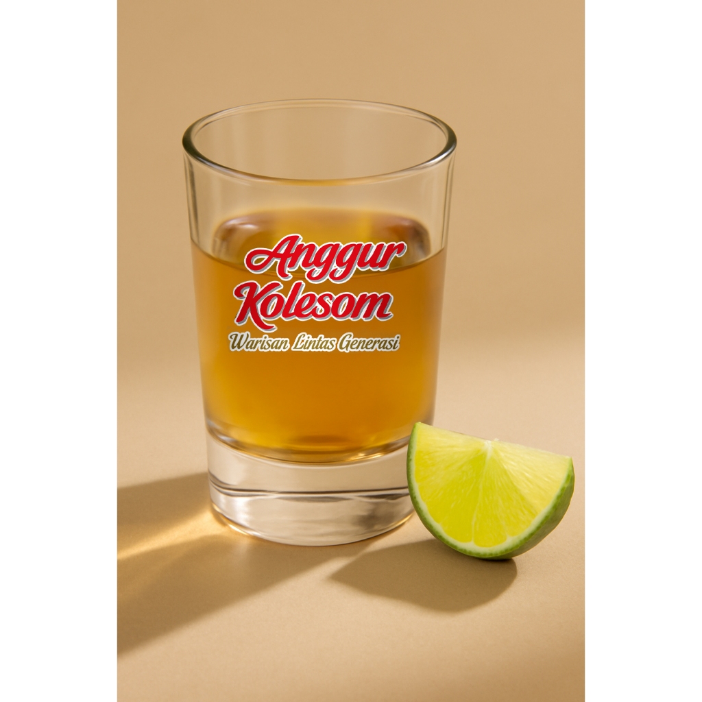 Gelas Mini Anggur Kolesom - Official Merchandise Orang Tua
