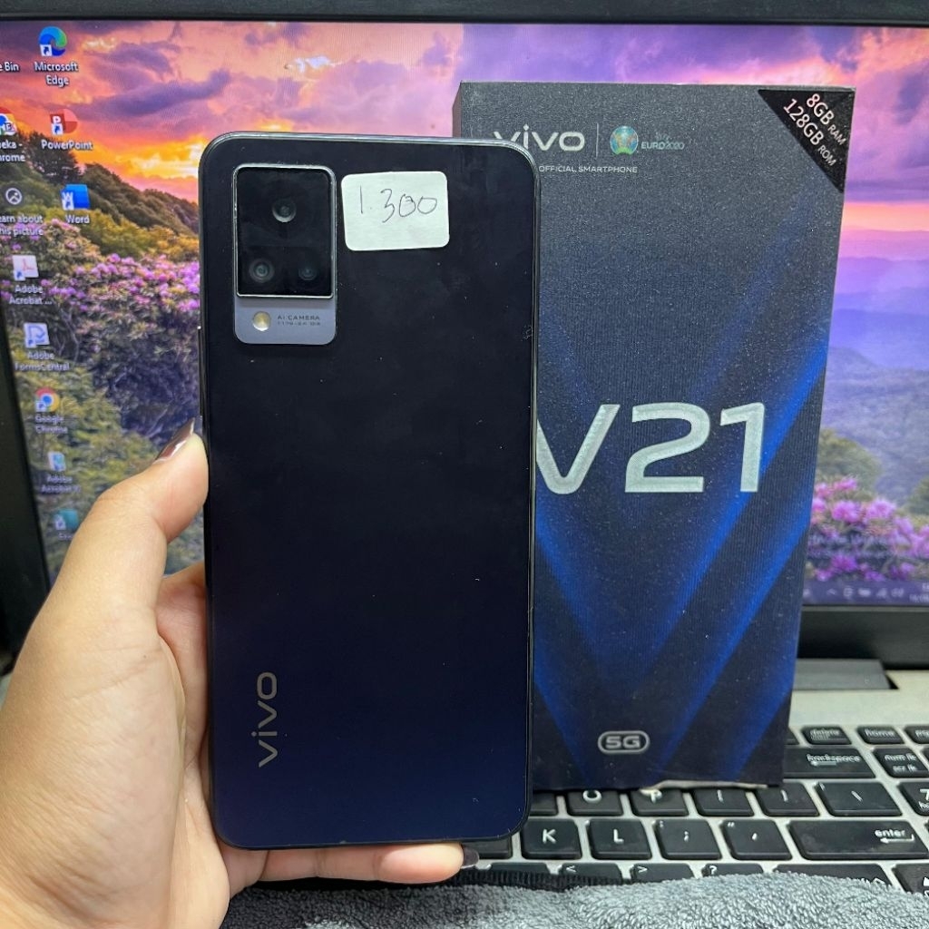 Vivo V21 5G 8/128GB Second Ori Baca deskripsi
