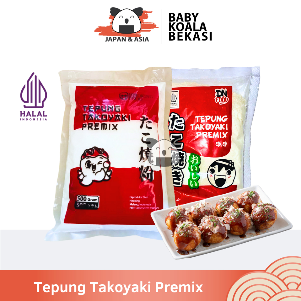 

DN FOOD & HIROKING Tepung Takoyaki Premix Instan Halal -BKB