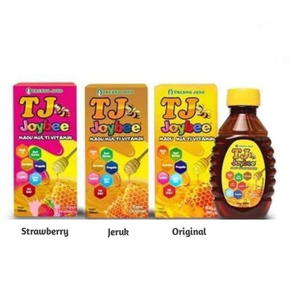 

[TRESNOJOYO MADU JOYBEE] RASA ORIGINAL, JERUK, STRAWBERRY 1 BOTOL 100 ML