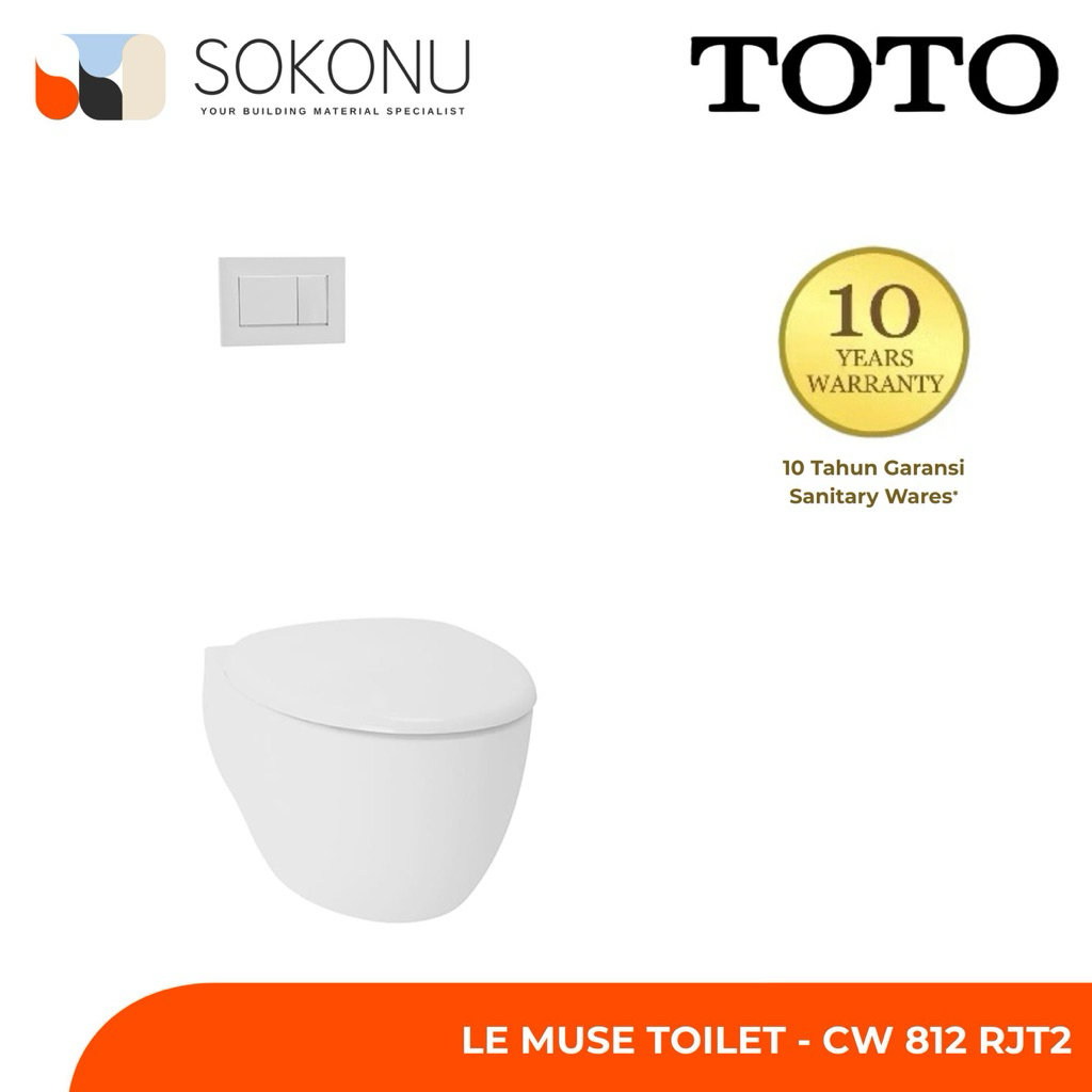 TOTO Le Muse Toilet - CW 812 RJT2