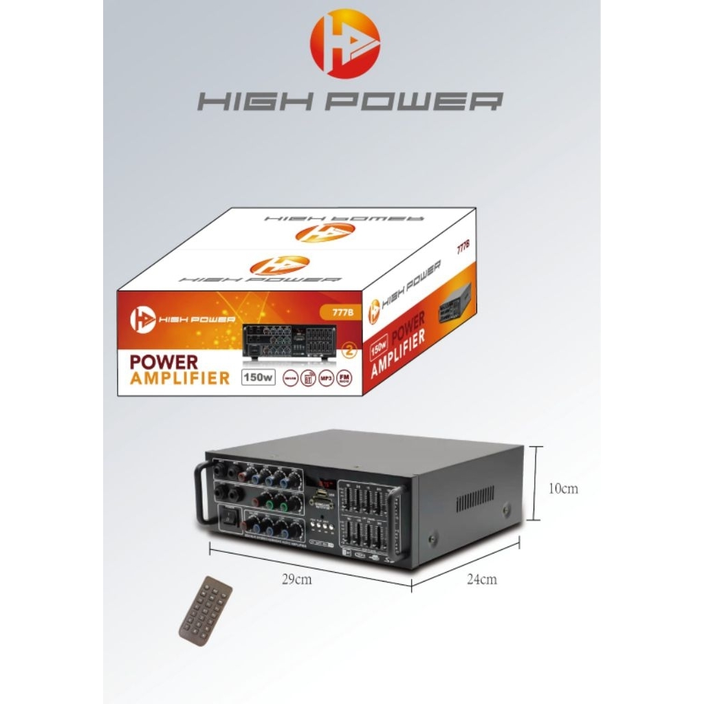POWER AMPLY HIGH POWER 777B