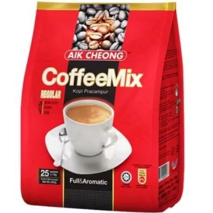 

AIK CHEONG COFFEEMIX 3IN1 REGULAR FULL&AROMATIC 25X18GR