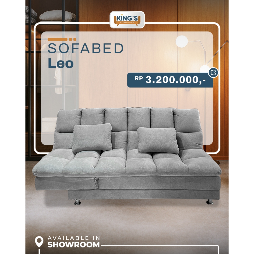 KINGS FURNITURE PONTIANAK SOFABED LEO- SOFABED AESTHETIC-SOFABED MODERN-SOFABED 3IN1