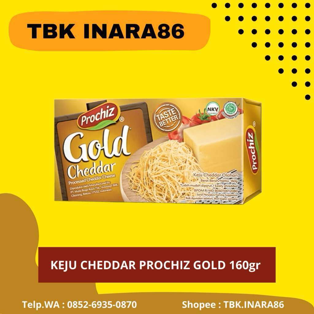 

Keju Prochiz Gold Cheddar – Keju Olahan Gurih & Creamy untuk Masakan