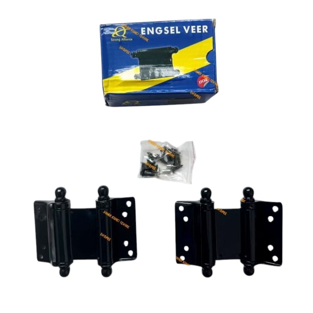 Engsel Koboi 3" 4" inch / Engsel Pintu Dua Arah Bolak Balik / Engsel Per Pintu Koboi QQ